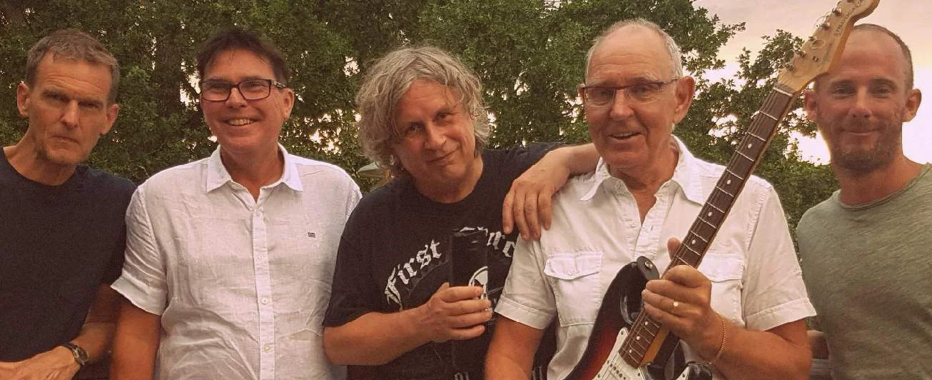 Ingemar Olsson med sitt band Coffee Band, 2018.