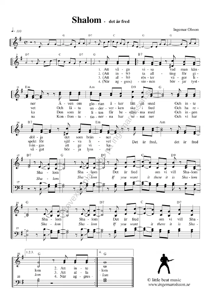 Shalom - det är fred